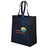 NW7048-NON WOVEN JUMBO GROCERY TOTE-Navy Blue/Black